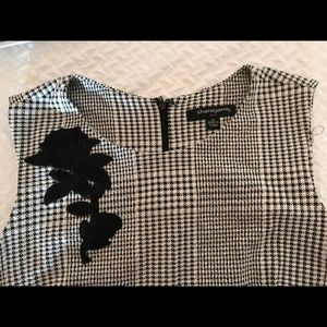 Sharagano houndstooth sheath dress NWT 12